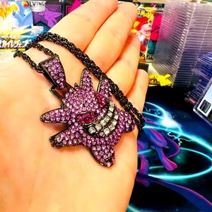 Pokemon Gengar Medallion Necklace